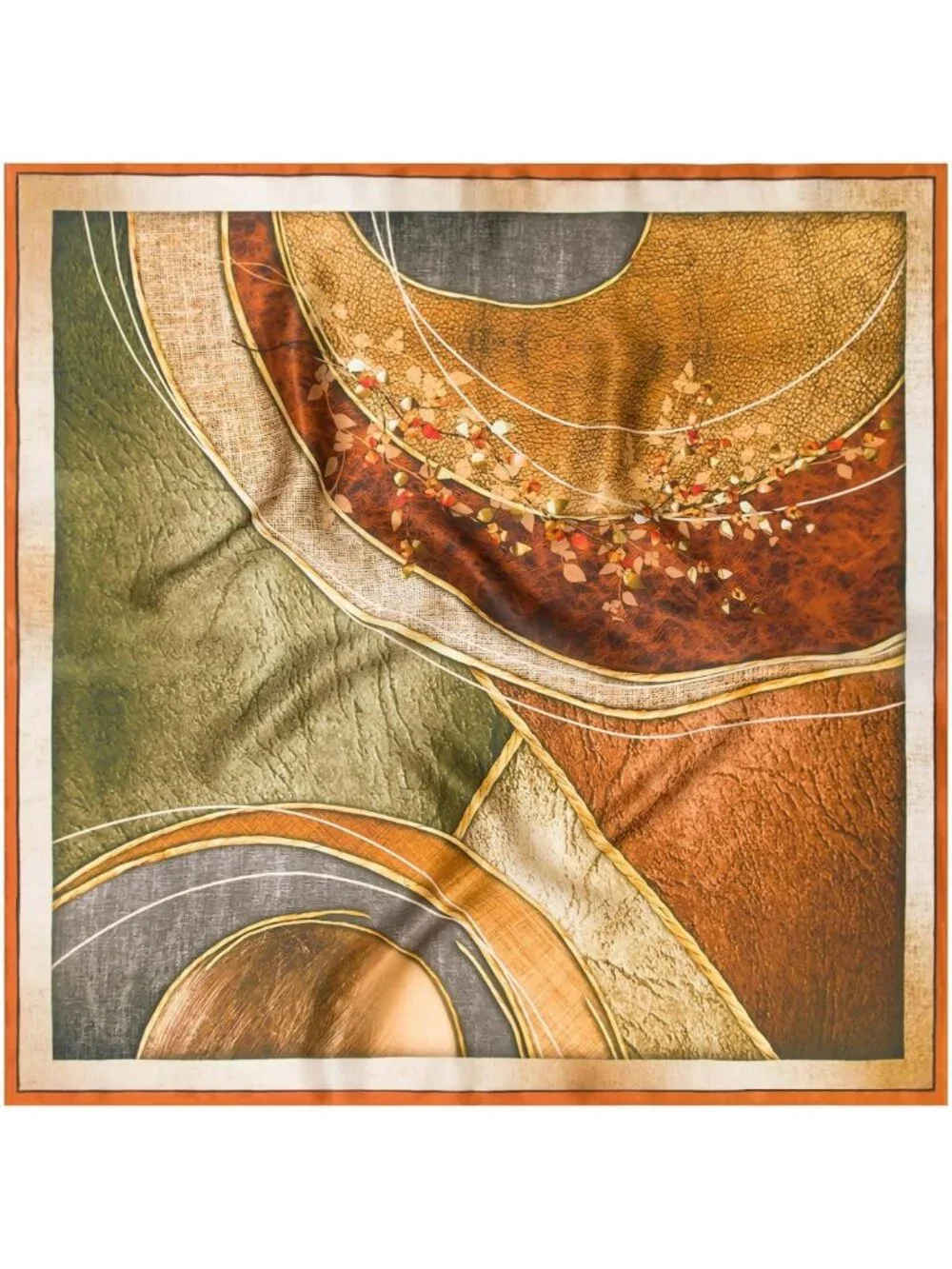 100% Mulberry Silk Lightweight Square Scarf for Women - Versatile Neck Wrap
